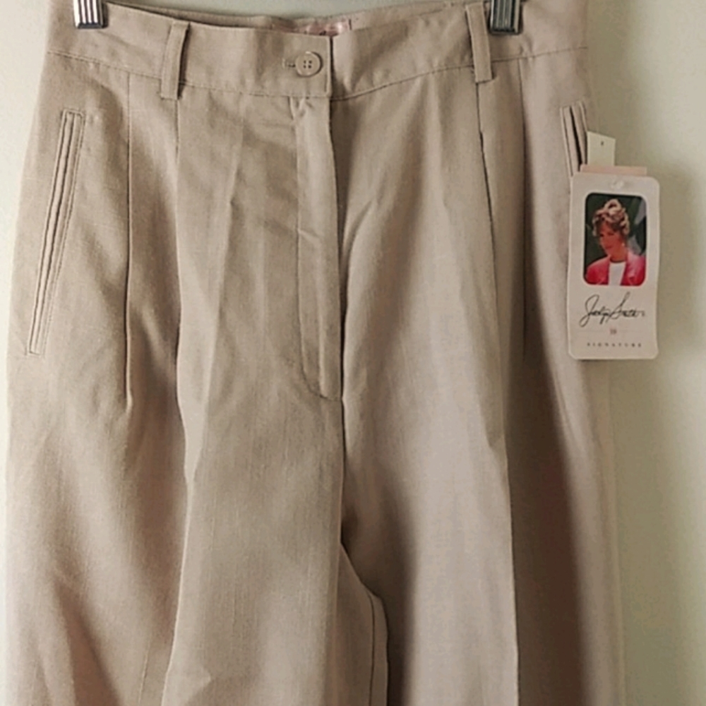 Vtg Jaclyn Smith Signature Trousers Pants Retro